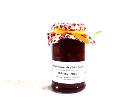 Confiture de fraises au miel